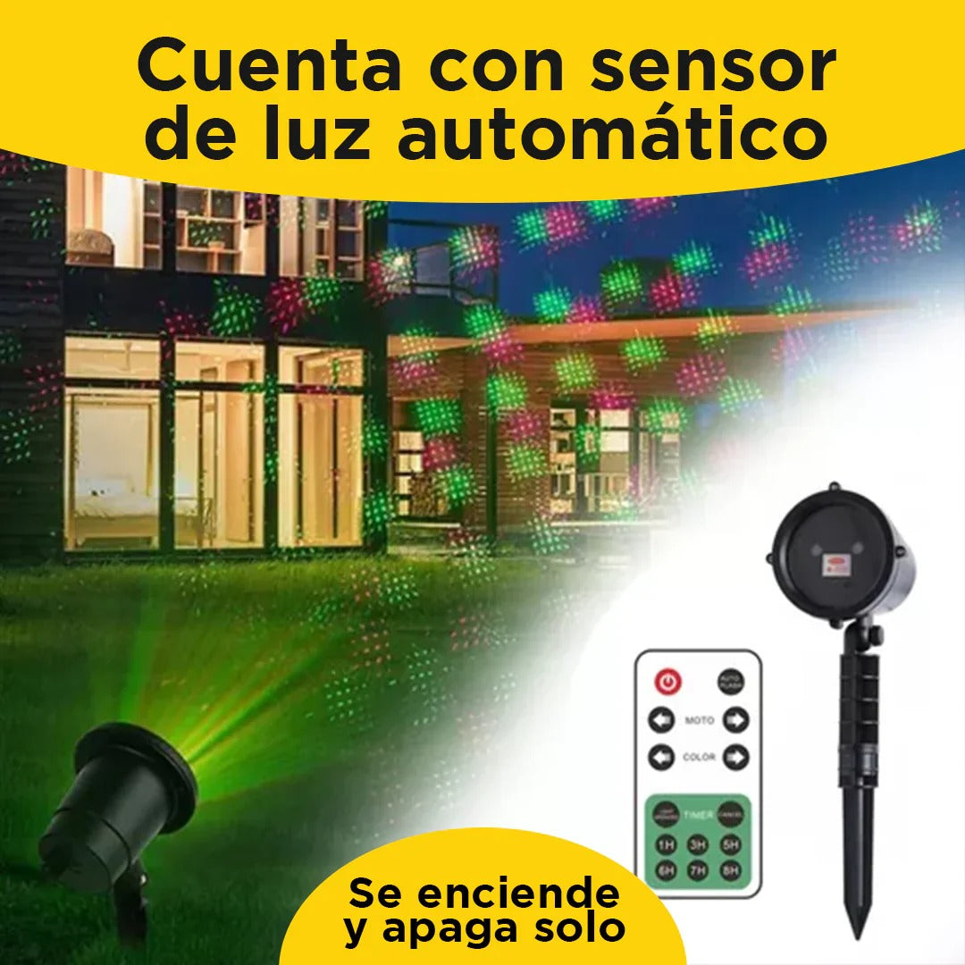 🎅HoliGlow - Proyector Navideño Automático 🔥 MEGA BLACK FRIDAY 🔥