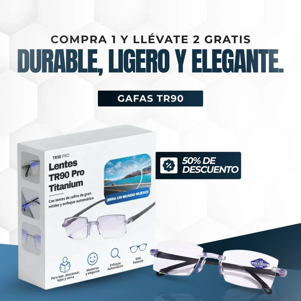 Gafas TR90 Titanium Pro - Durable, Ligero y Elegante