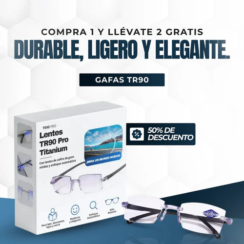 Gafas TR90 Titanium Pro - Durable, Ligero y Elegante